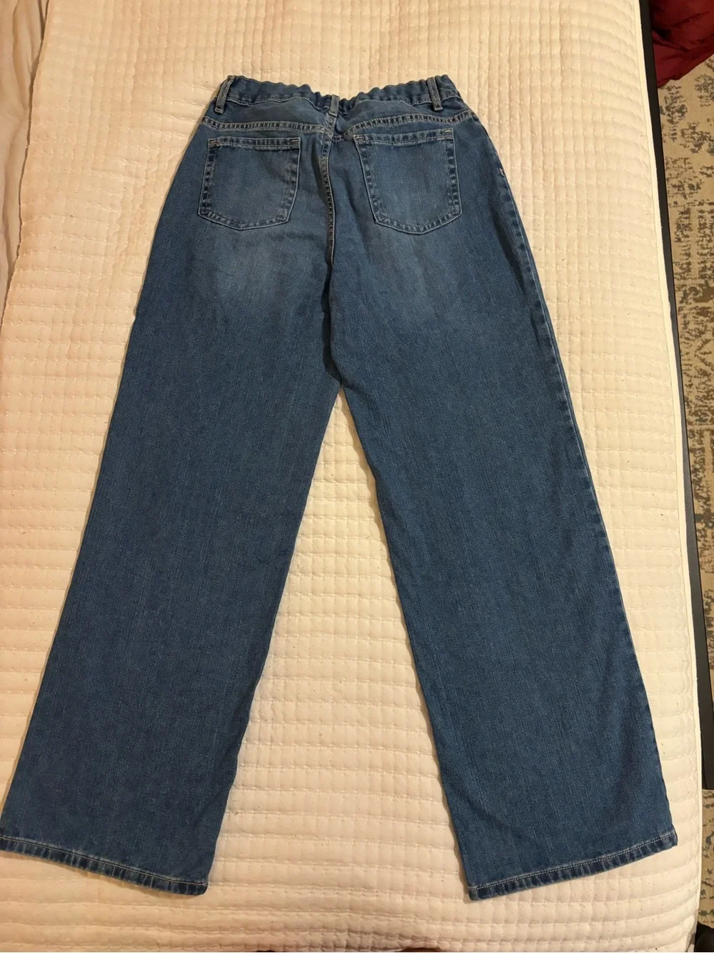 The Children's Place Boys Wide Leg Blue Jeans